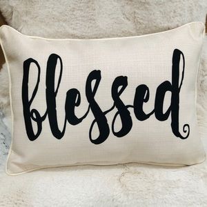 Blessings Decorative Throw Pillow NWOT